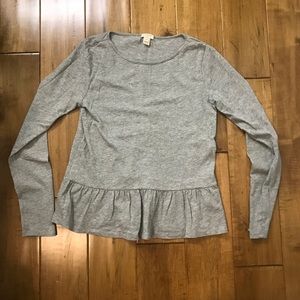 J.Crew Peplum Shirt